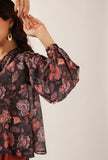 Zoon Floral Chintz Front Open Shrug