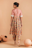 Set Of 2: Damini Box Pleated Kalamkari Kurta Set