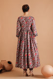 Set Of 2: Binita Allover Kalamkari Kurta With Chooridar
