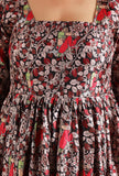 Set Of 2: Binita Allover Kalamkari Kurta With Chooridar
