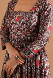Set Of 2: Binita Allover Kalamkari Kurta With Chooridar