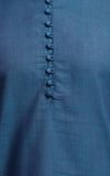 Set of 2: Blue Cotton Kurta and Pajama