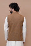 Brown Woolen Nehru Jacket