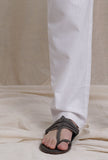 Set Of 2- Yellow color cotton jamdani kurta with cotton flex pajama