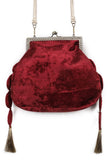Red Velvet Sling Potli Bag