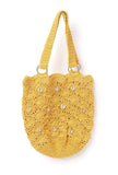 Tuscan Yellow Macrame Tote Bag