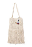 Mintcream Macrame Classic Tote Bag