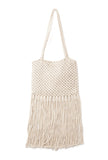 Mintcream Macrame Classic Tote Bag