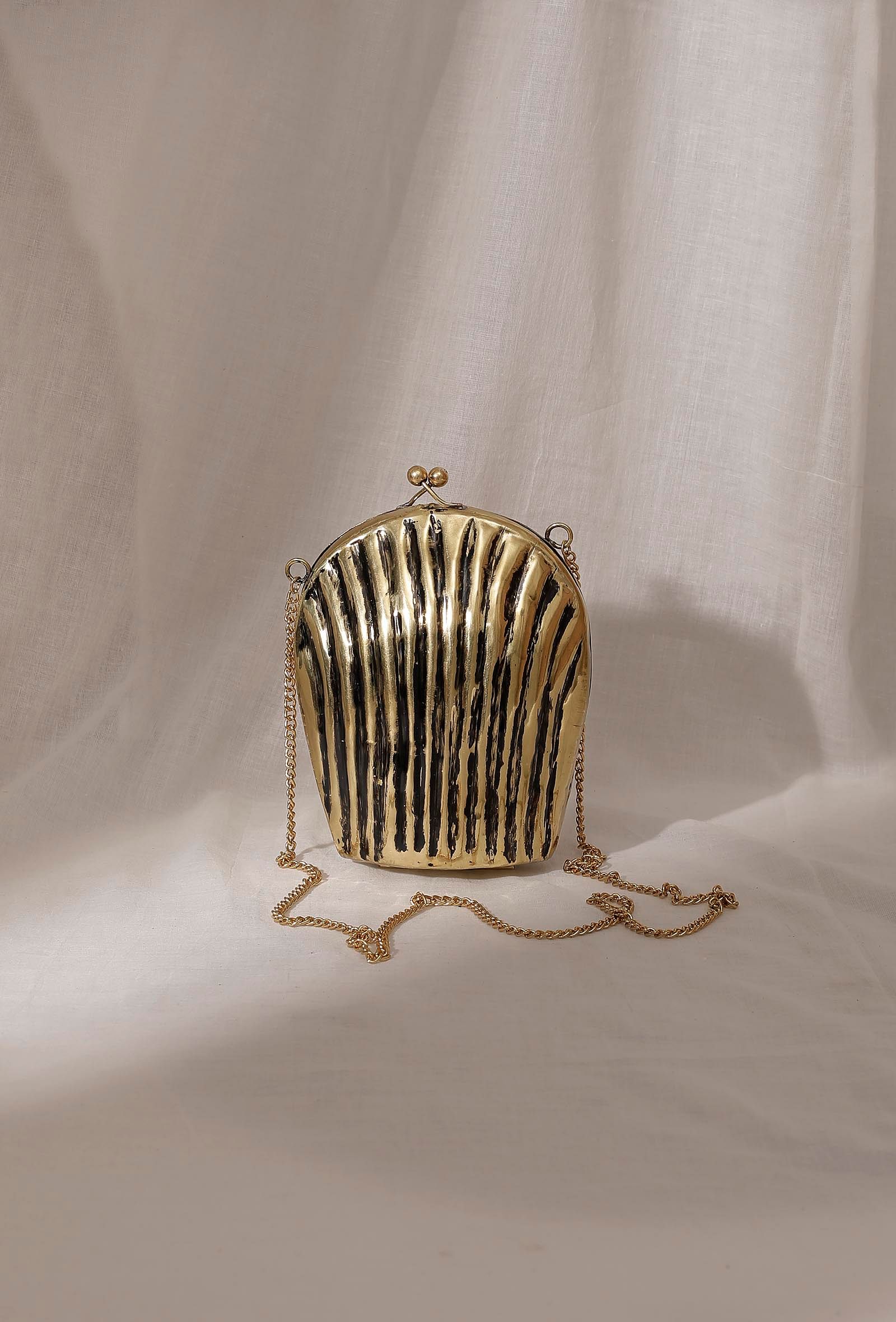 Vintage Metal Clutch with Shell Ornate 1970's at 1stDibs | vintage metal  clutch purse, vintage mother of pearl clutch