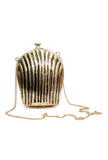Cyrene Shell Brass Metal Purse