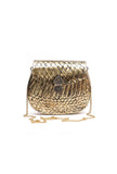 Mia Brass Metal Purse