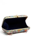 Rahiyad Floral Kashmiri Mache Clutch