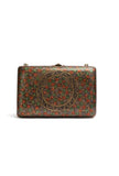 Suhani Gold Floral Kashmiri Mache Clutch