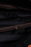 Black Tilla Embroidery Velvet Clutch