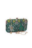 Emerald Green Patola Clutch