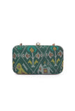 Emerald Green Patola Clutch