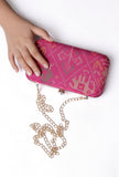 Blush Pink Patola Clutch