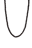 Kashika Black Cotton Bead Necklace