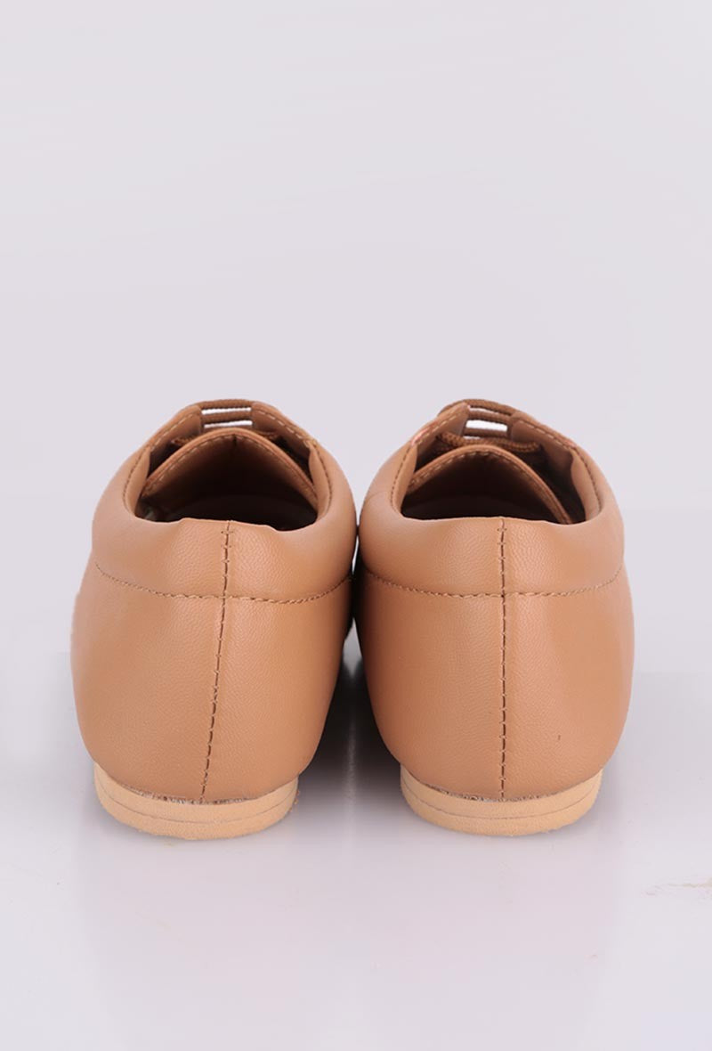 Dusty Brown Ajrakh Oxford Shoes