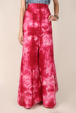 Rose Pink Clamp Dyed Palazzo