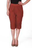 Hand-woven Brown culotte