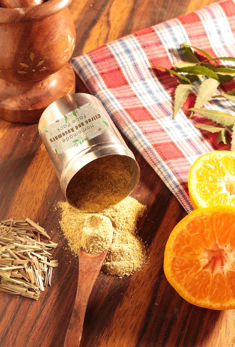 Citrus and Rosemary Face Pack