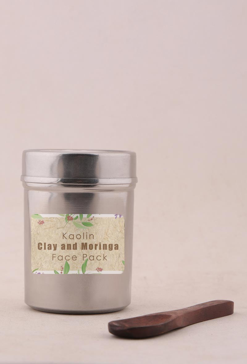 Kaolin Clay and Moringa Face Pack