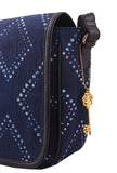 Intricate Royal Blue Sling Bag
